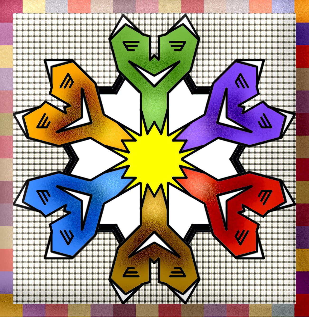 Solve funny mask jigsaw puzzle online with 420 pieces