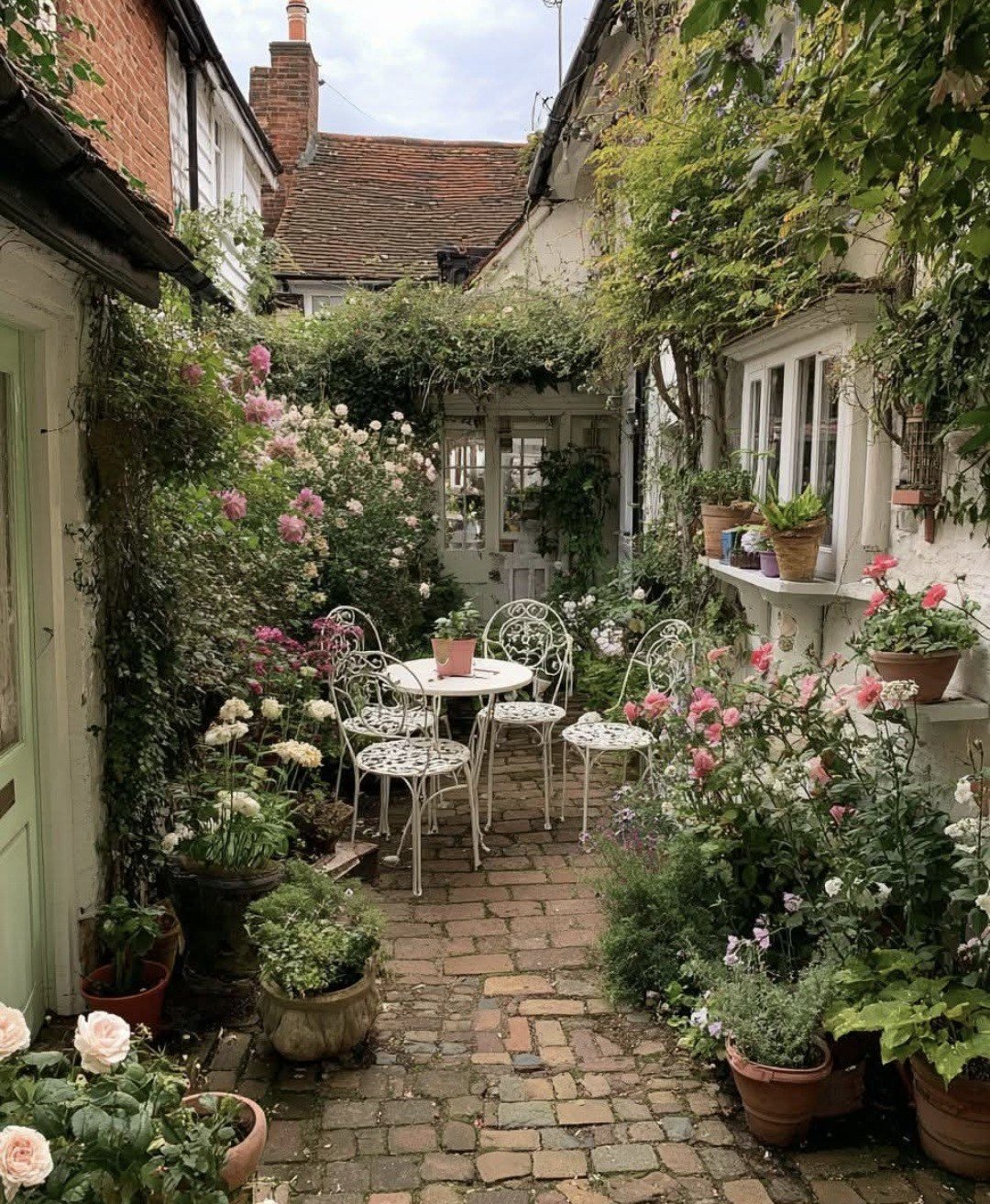 Charming Back Solve Charming back garden jigsaw puzzle online with 80 pieces