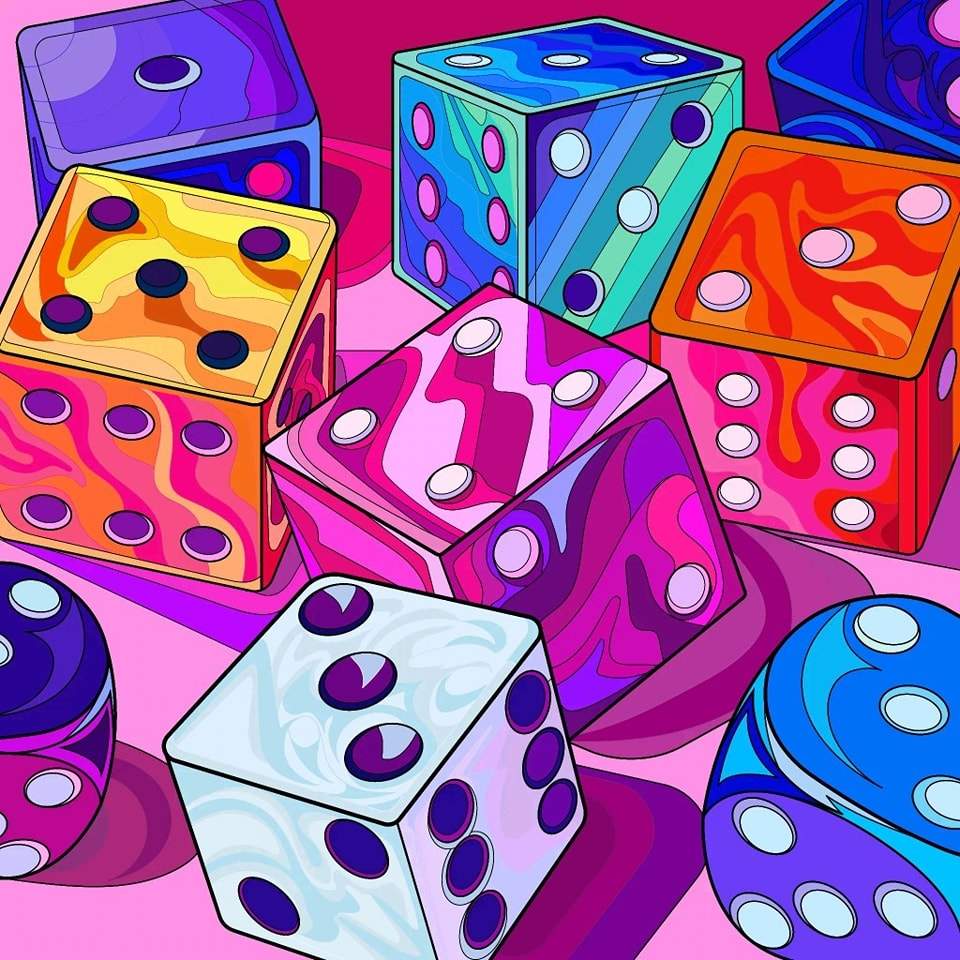 Solve Roll em 🎲 jigsaw puzzle online with 25 pieces