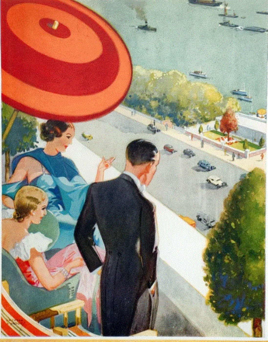 Solve Sight From The Terrace Square to Riverside Drive and over the