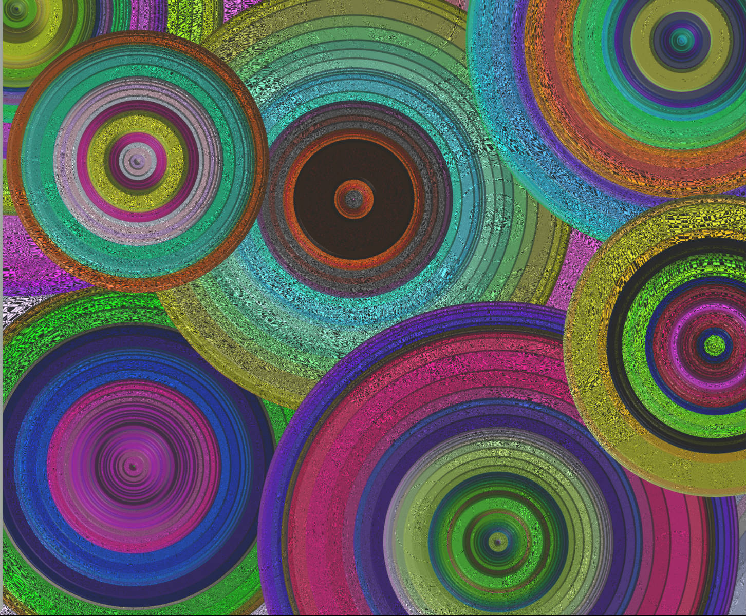 Solve Razzle Dazzle Concentrics medium jigsaw puzzle online with 208