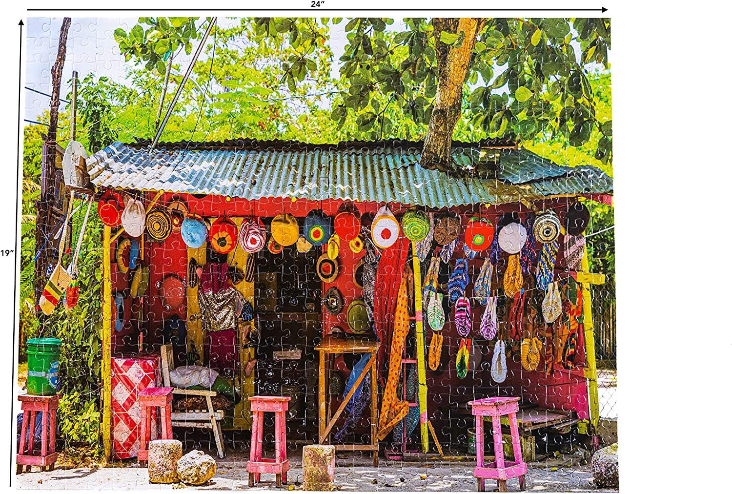 Solve Jamaican Tam Stand jigsaw puzzle online with 204 pieces