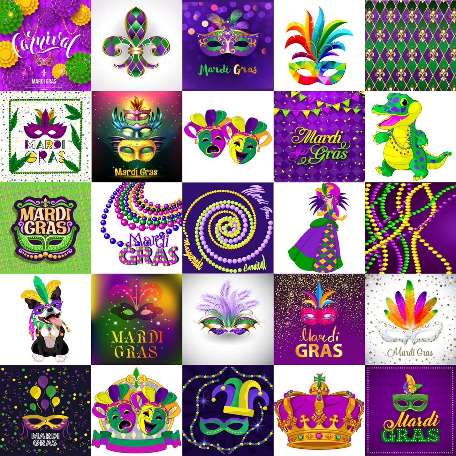 Jigsaw Puzzle | Mardi Gras | 400 pieces | Jigidi