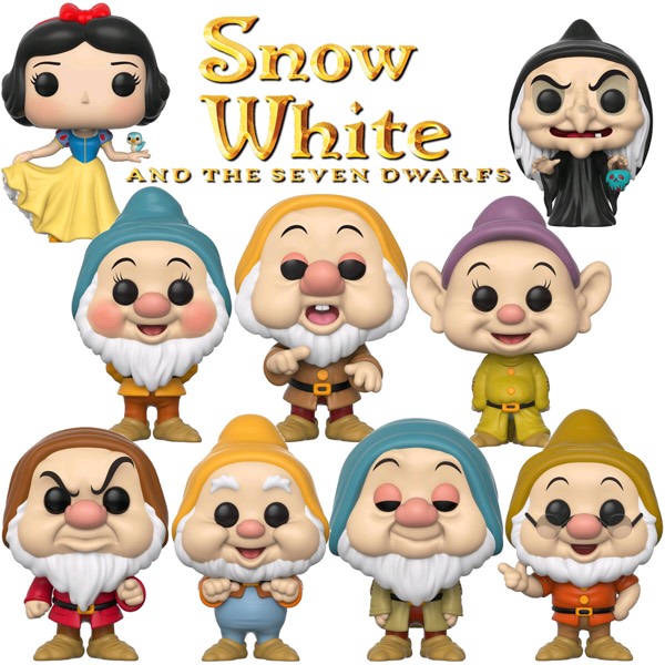 Solve SNOW WHITE AND THE SEVEN DWARFS jigsaw puzzle online with 9 pieces