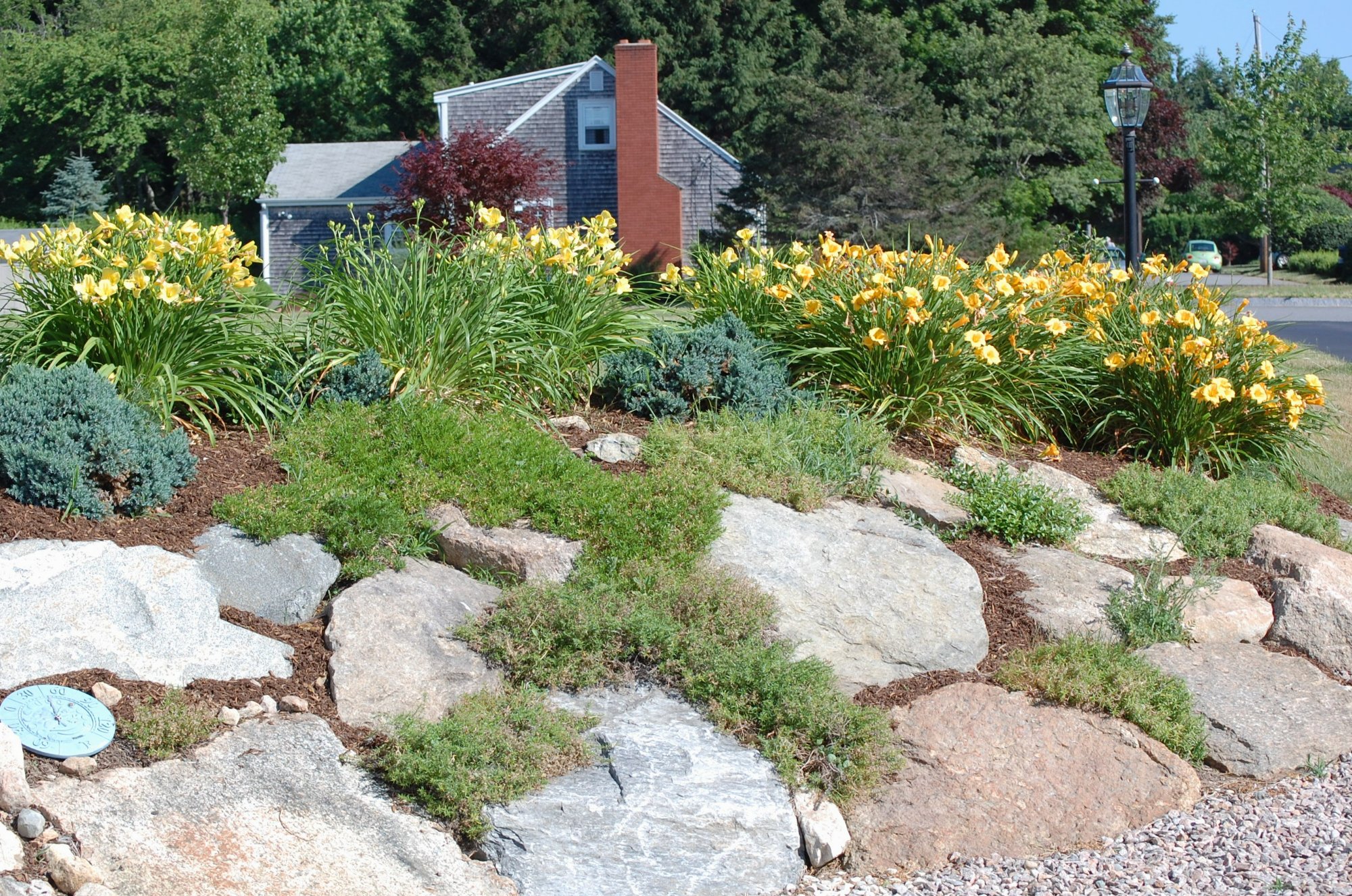 Solve Rocks and Flowers jigsaw puzzle online with 77 pieces