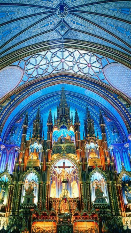 Solve Notre Dame Basilica, Quebec, Canada jigsaw puzzle online with 45 ...