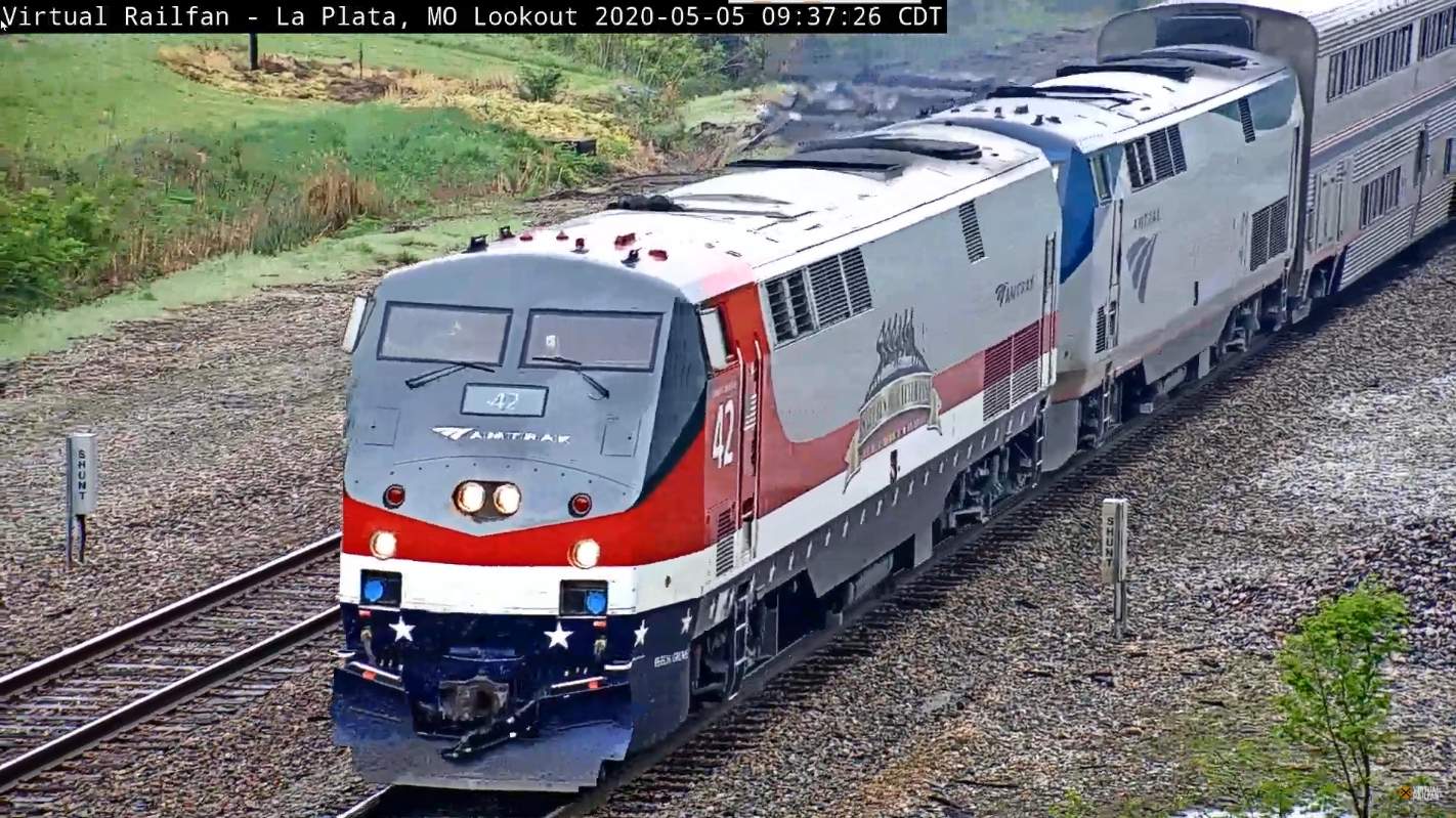 Solve Amtrak 42-Veterans Unit La Plata, MOUSA jigsaw puzzle online with  28 pieces