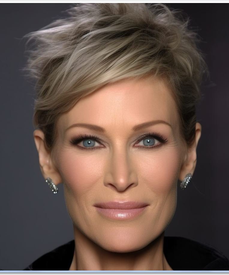 A visually complex and structured puzzle piece image, symbolizing the intricate design and sharp edges often associated with sophisticated hairstyles like the modern pixie cut.