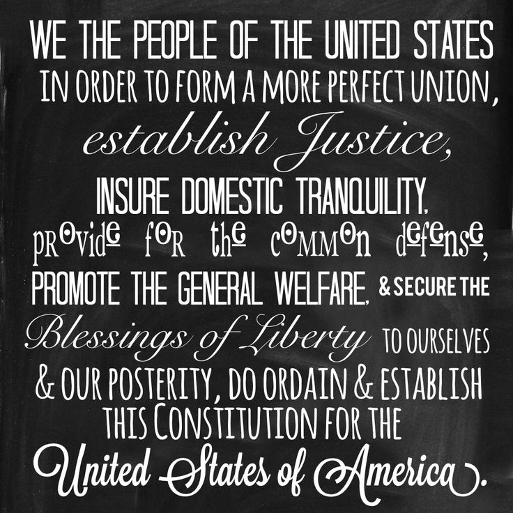 Solve Preamble of the Constitution of the United States of America ...