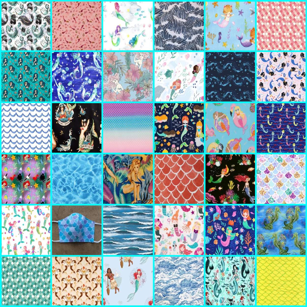Solve Many Merry Mermaids jigsaw puzzle online with 100 pieces