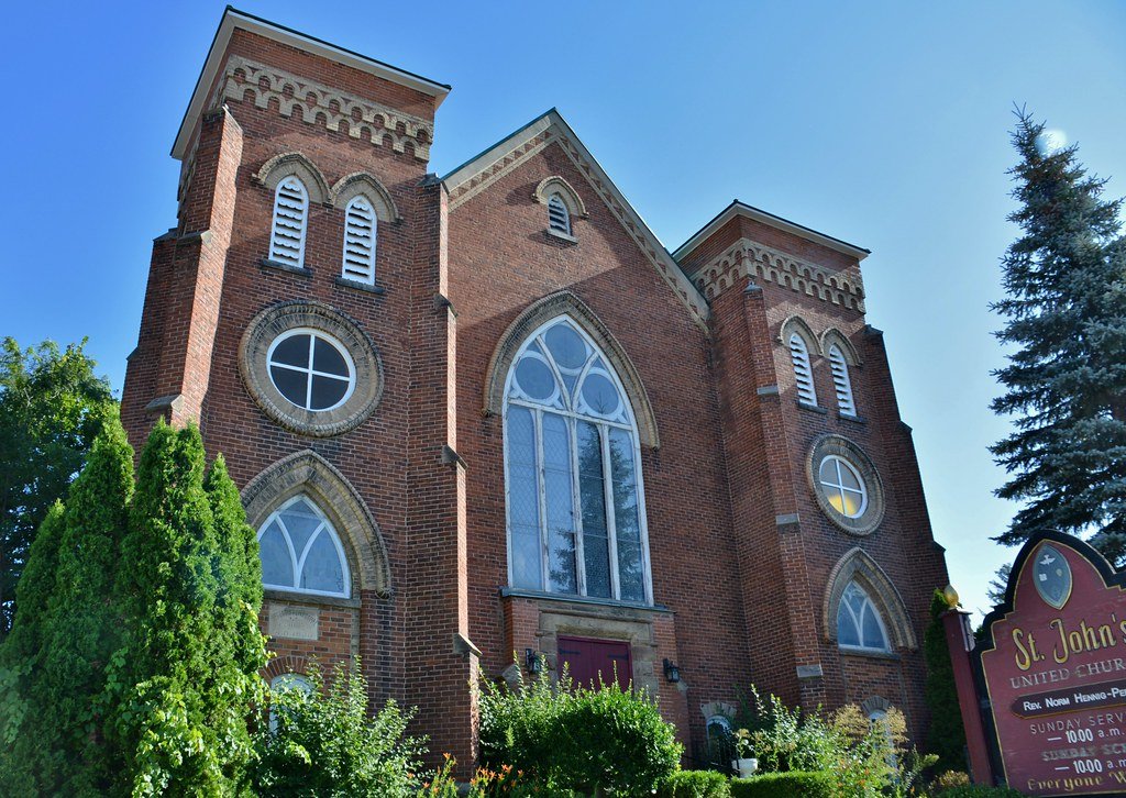 Solve St. John's United Church Ontario jigsaw puzzle