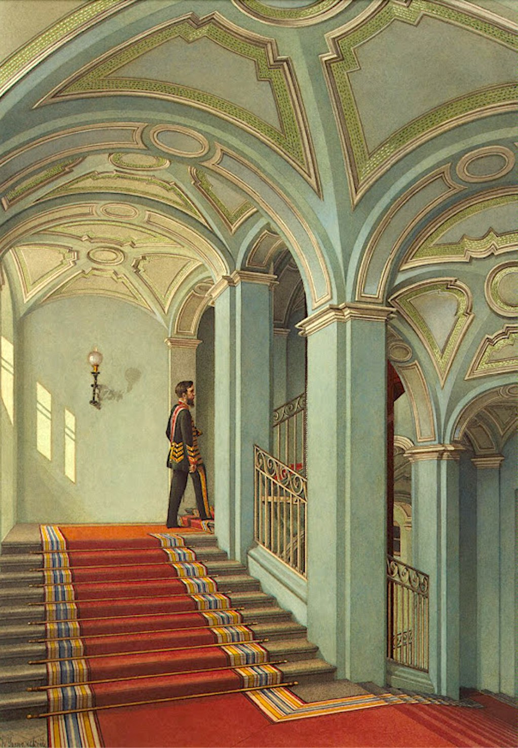 Solve Konstantin Ukhtomsky (Russian, 18181881), Interiors of the