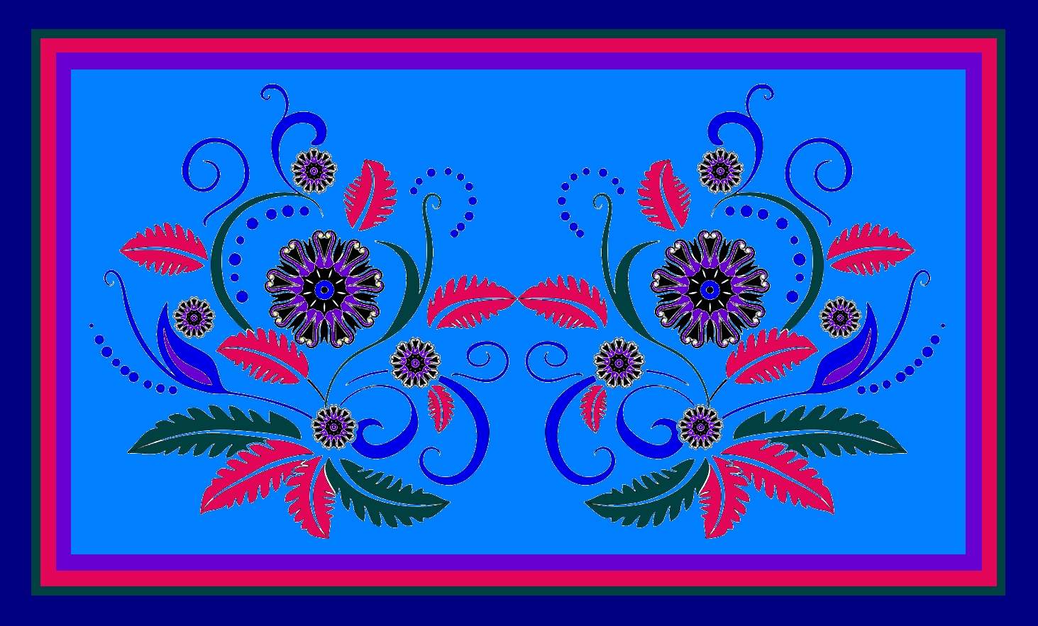 Solve Computerized Embroidery Art jigsaw puzzle online with 209 pieces