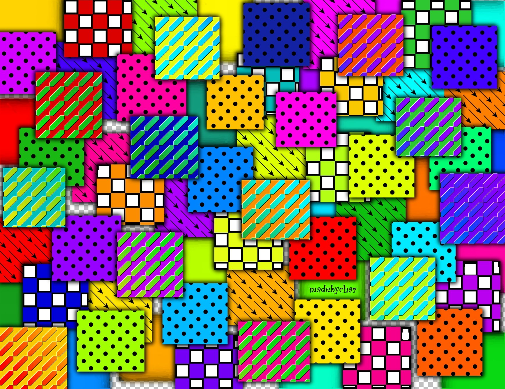 Solve Mass Confusion at the Pixel Mixer... jigsaw puzzle online with