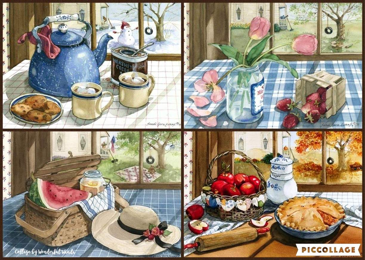 Tuzzles Seasons Raised Puzzles-Set Of 4