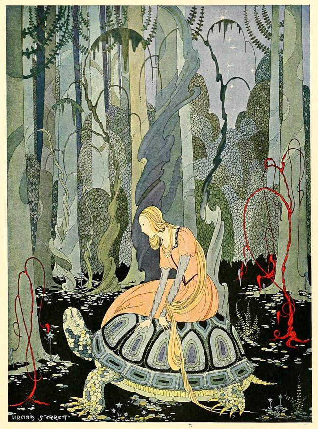 Solve Virginia Sterrett 19yearold illustrator of "Old French