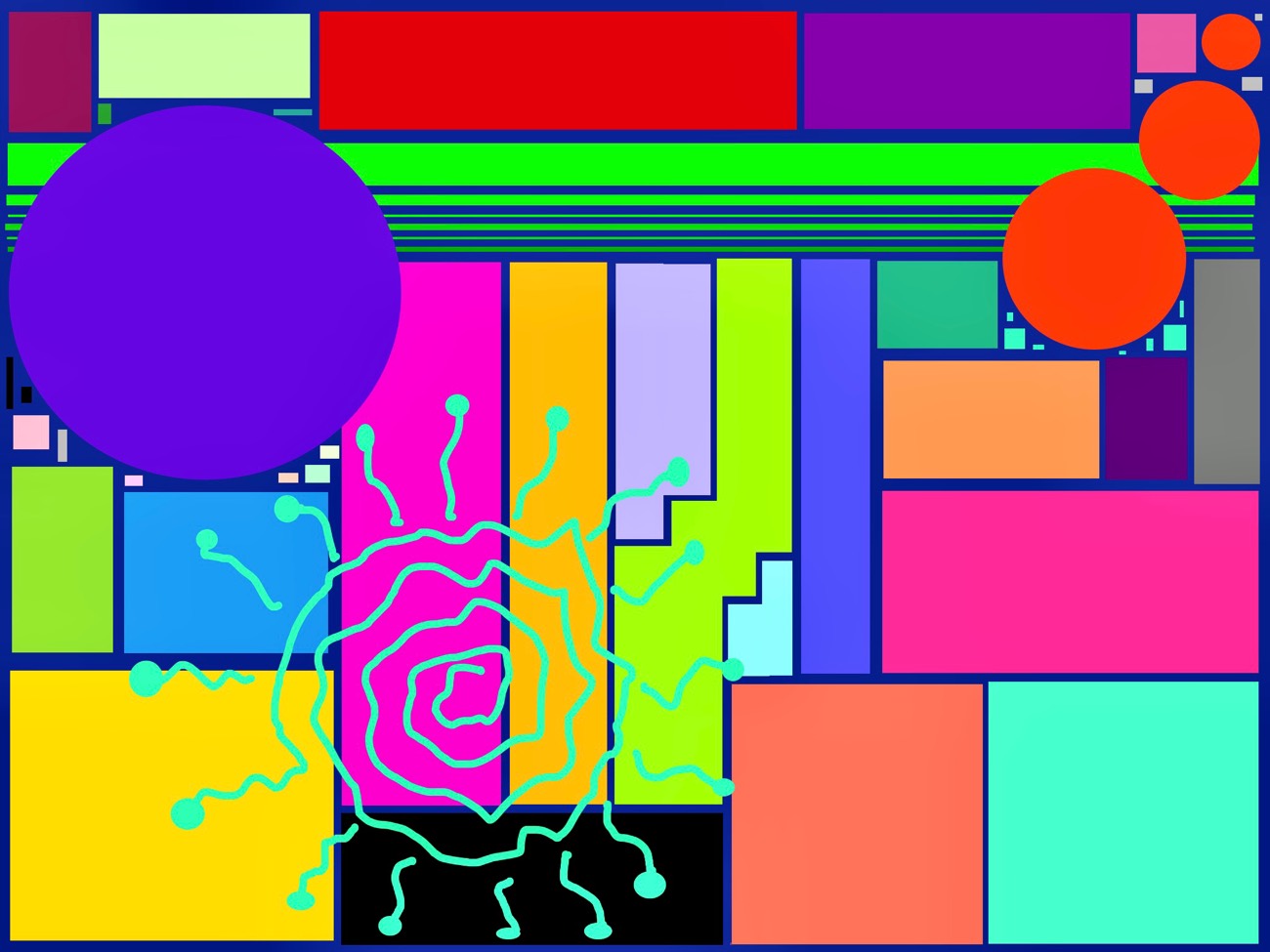 Solve Bloop jigsaw puzzle online with 130 pieces