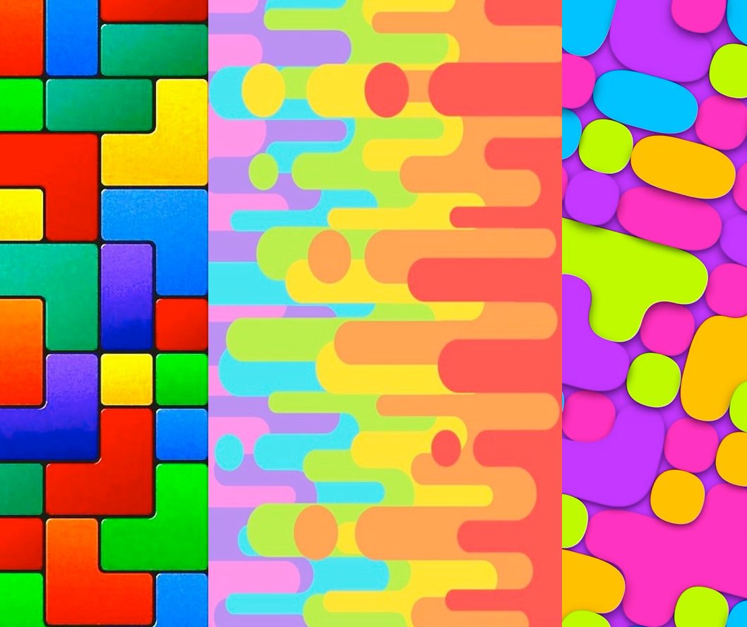 Solve Pattern mashup jigsaw puzzle online with 120 pieces