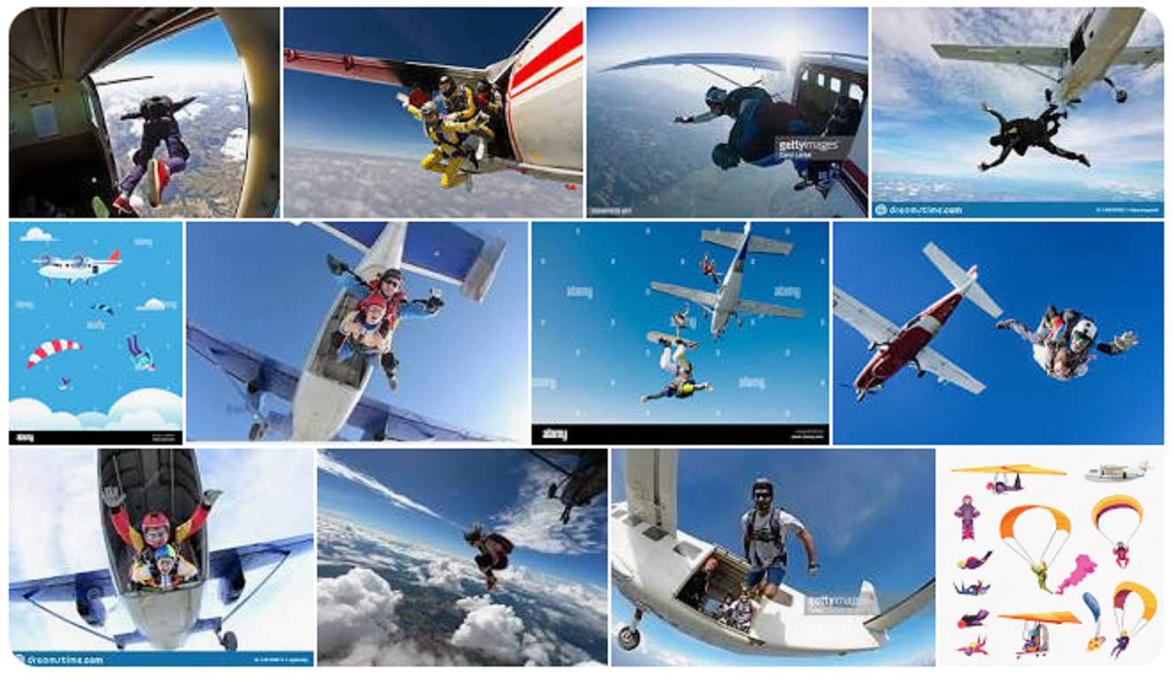 Solve Pack Your Own Parachute jigsaw puzzle online with 180 pieces