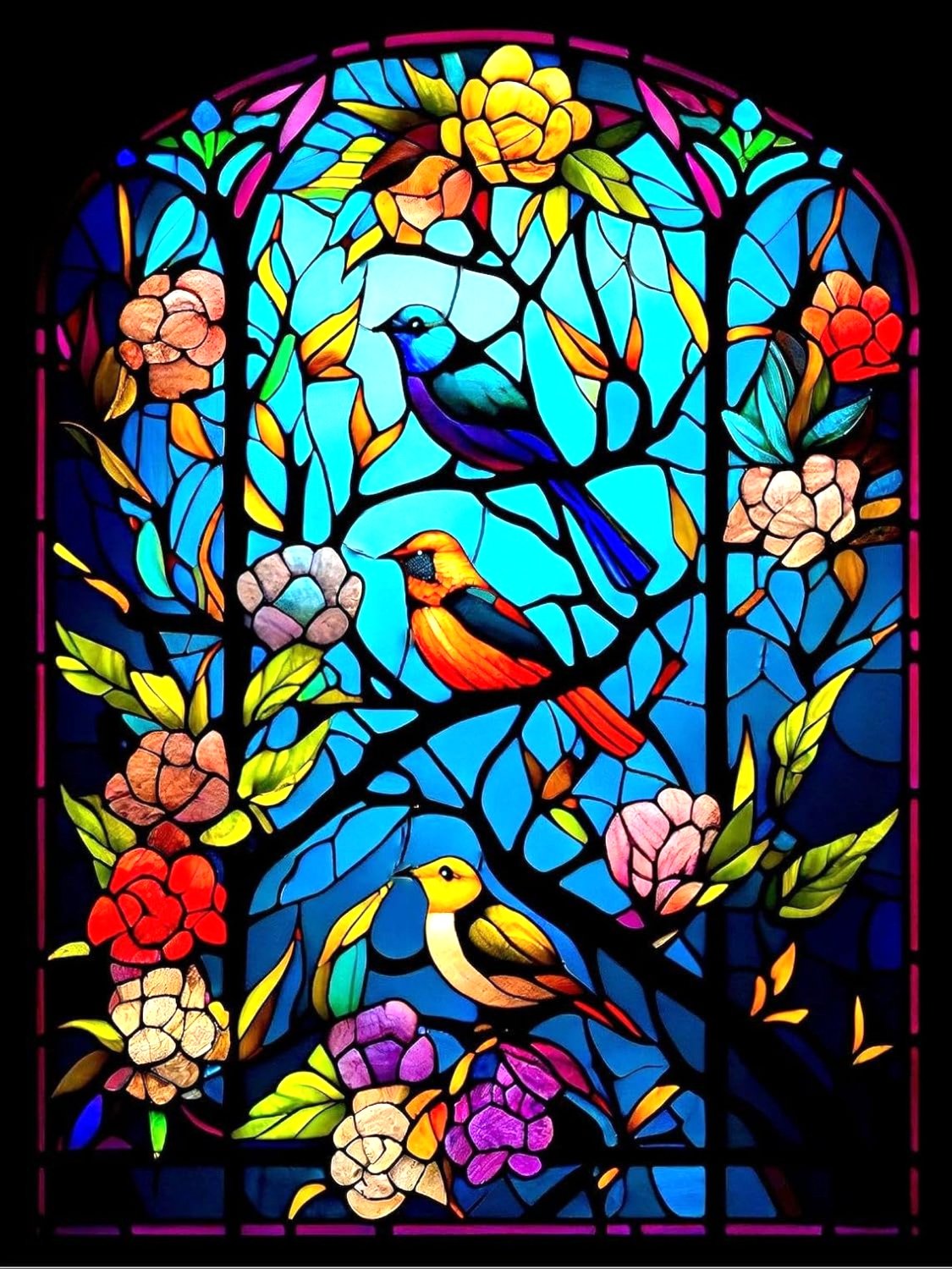 Solve Stained Glass Window jigsaw puzzle online with 252 pieces