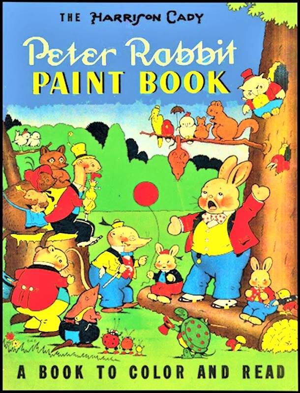 Peter Rabbit Paint Solve Themes Vintage illustrations/pictures - Peter Rabbit Paint Book ...
