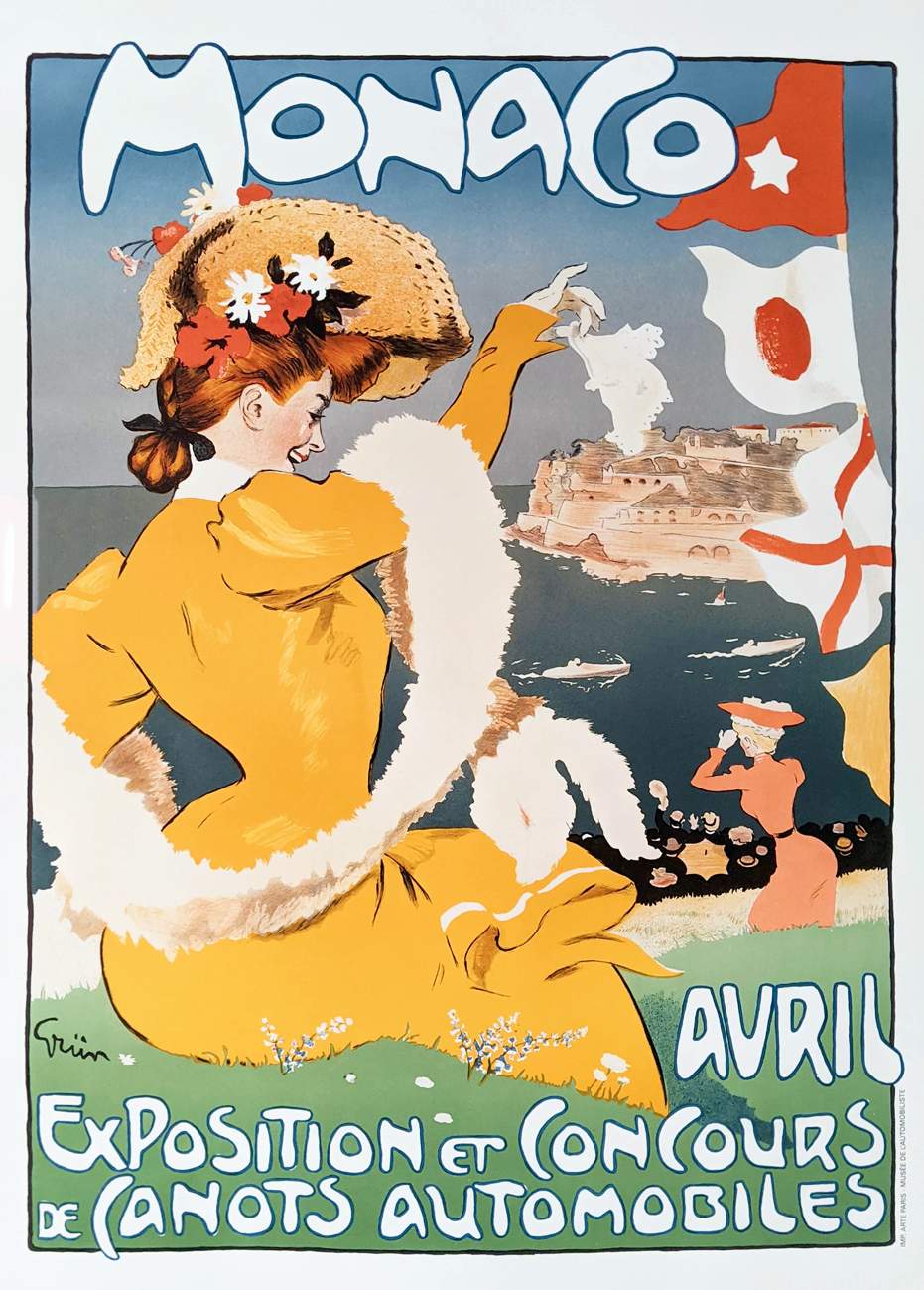 Solve Monaco, Avril Exposition et Concours de Canots Automobiles, 1896