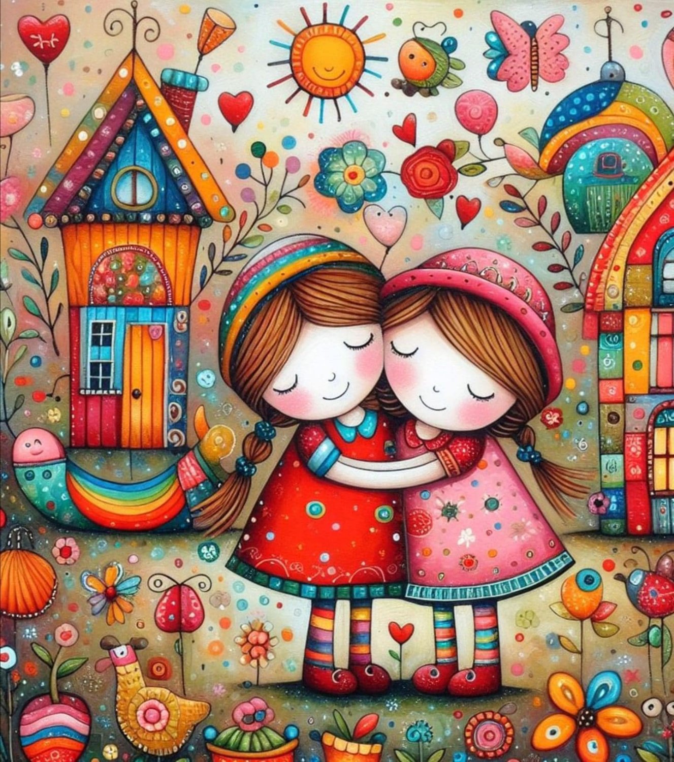 Solve friendship (resize 9 to 600) jigsaw puzzle online with 72 pieces