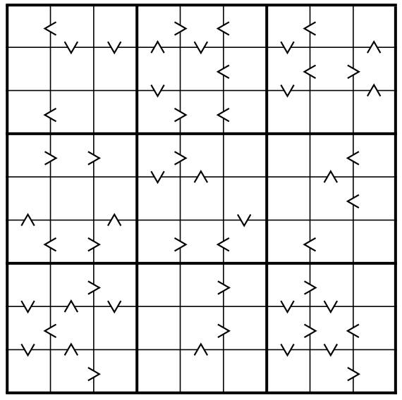 Solve Greater Than Sudoku Jigsaw Puzzle Online With 81 Pieces