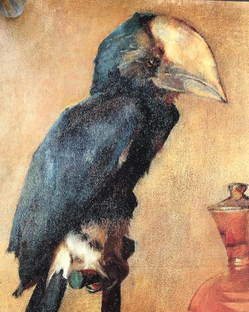 Solve DETAIL Isak Dinesen / aka Karen Blixen "Rhinoceros bird, jar