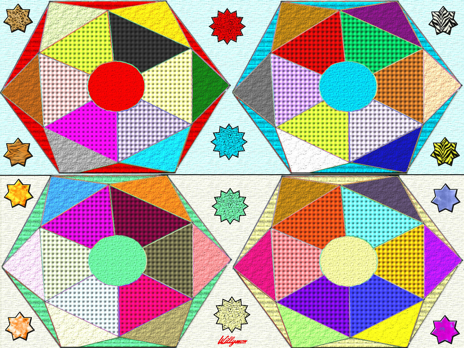 Solve Texture stars- 252 jigsaw puzzle online with 252 pieces