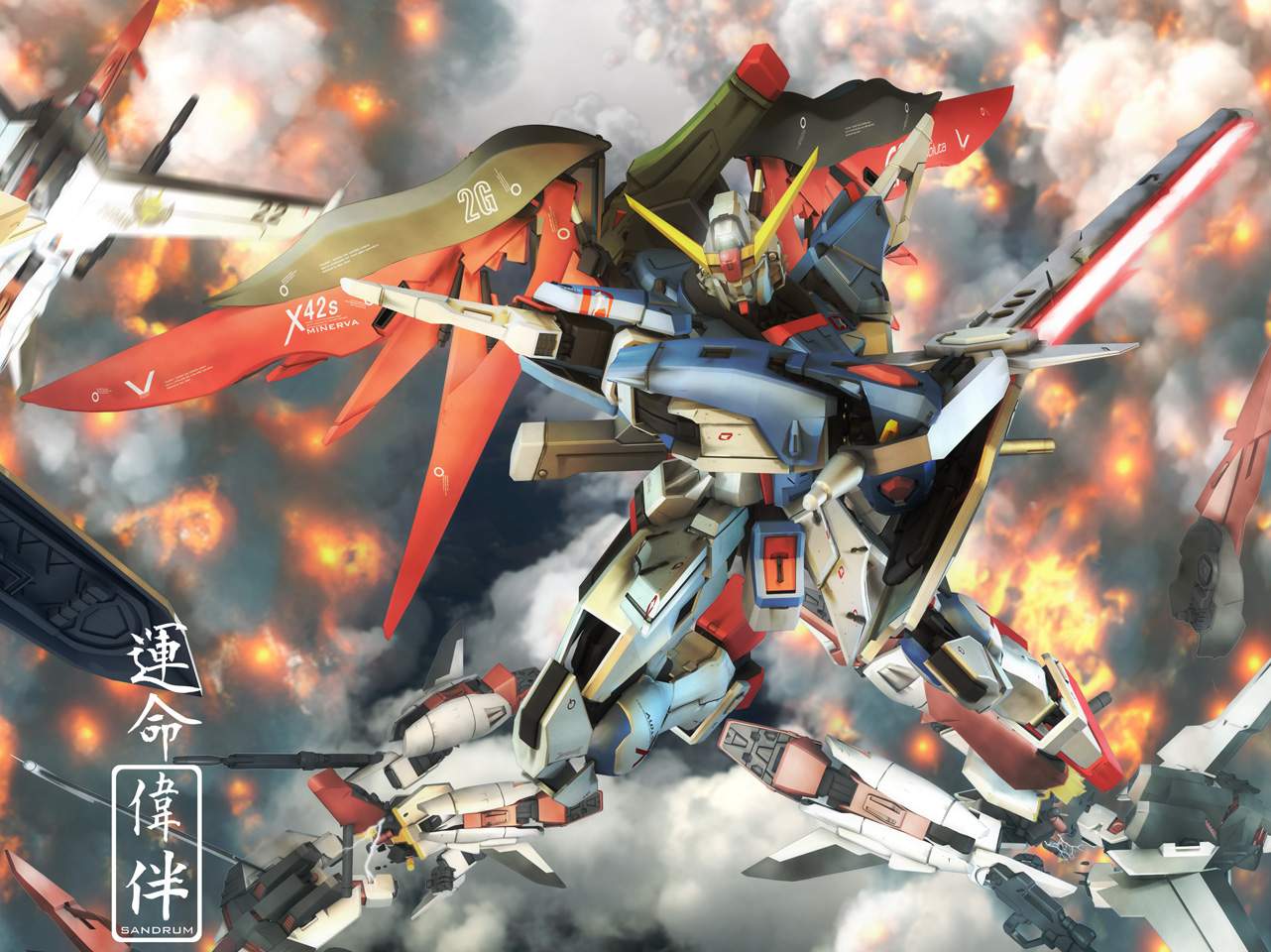 Solve gundam (8) jigsaw puzzle online with 99 pieces