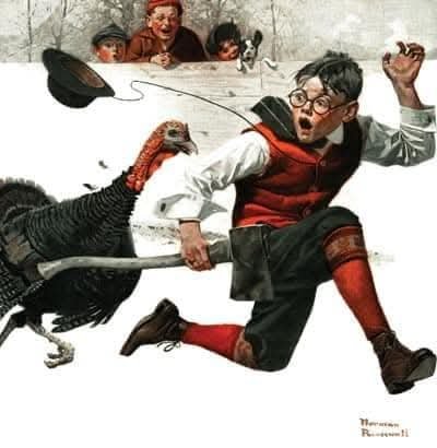 Solve Norman Rockwell jigsaw puzzle online with 36 pieces