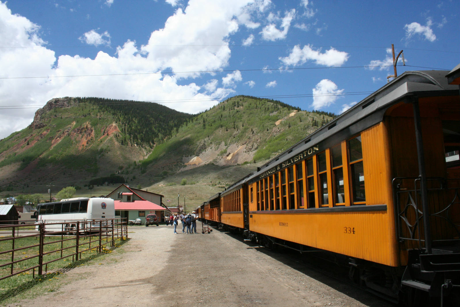 Solve Durango & Silverton Narrow Gauge Railroad Passenger Cars jigsaw