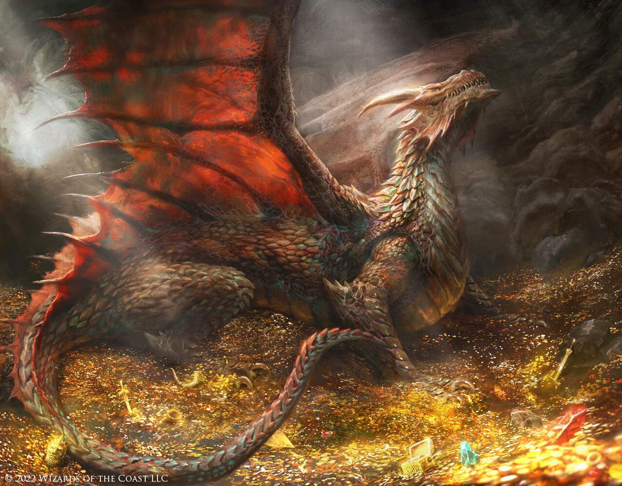 Solve Ancient Copper Dragon jigsaw puzzle online with 300 pieces