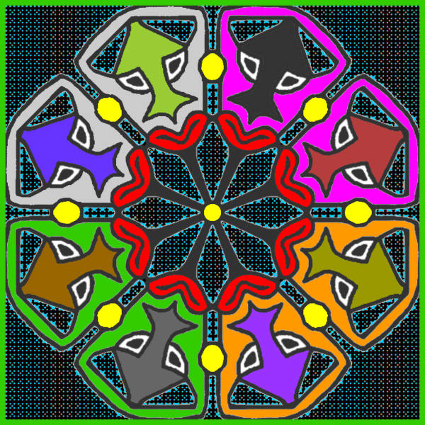 Solve the mask jigsaw puzzle online with 9 pieces