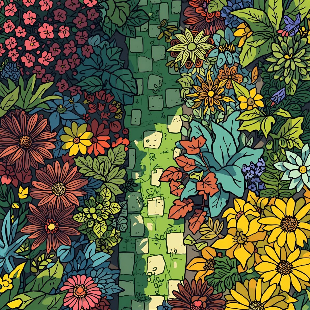 Solve Garden Path jigsaw puzzle online with 81 pieces