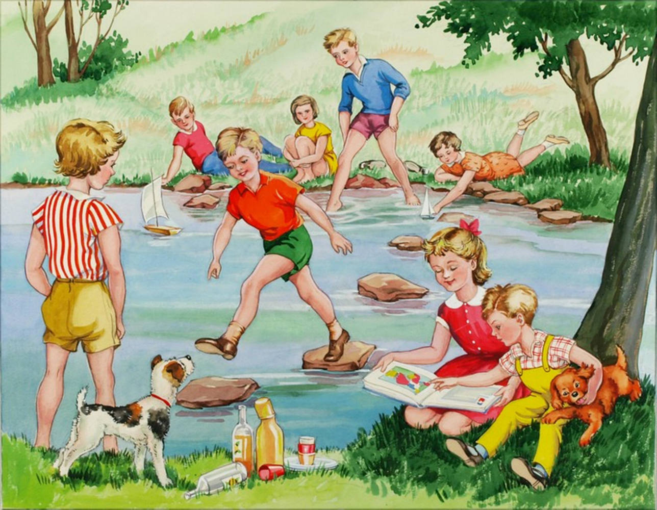 Solve Stepping Stones jigsaw puzzle online with 130 pieces