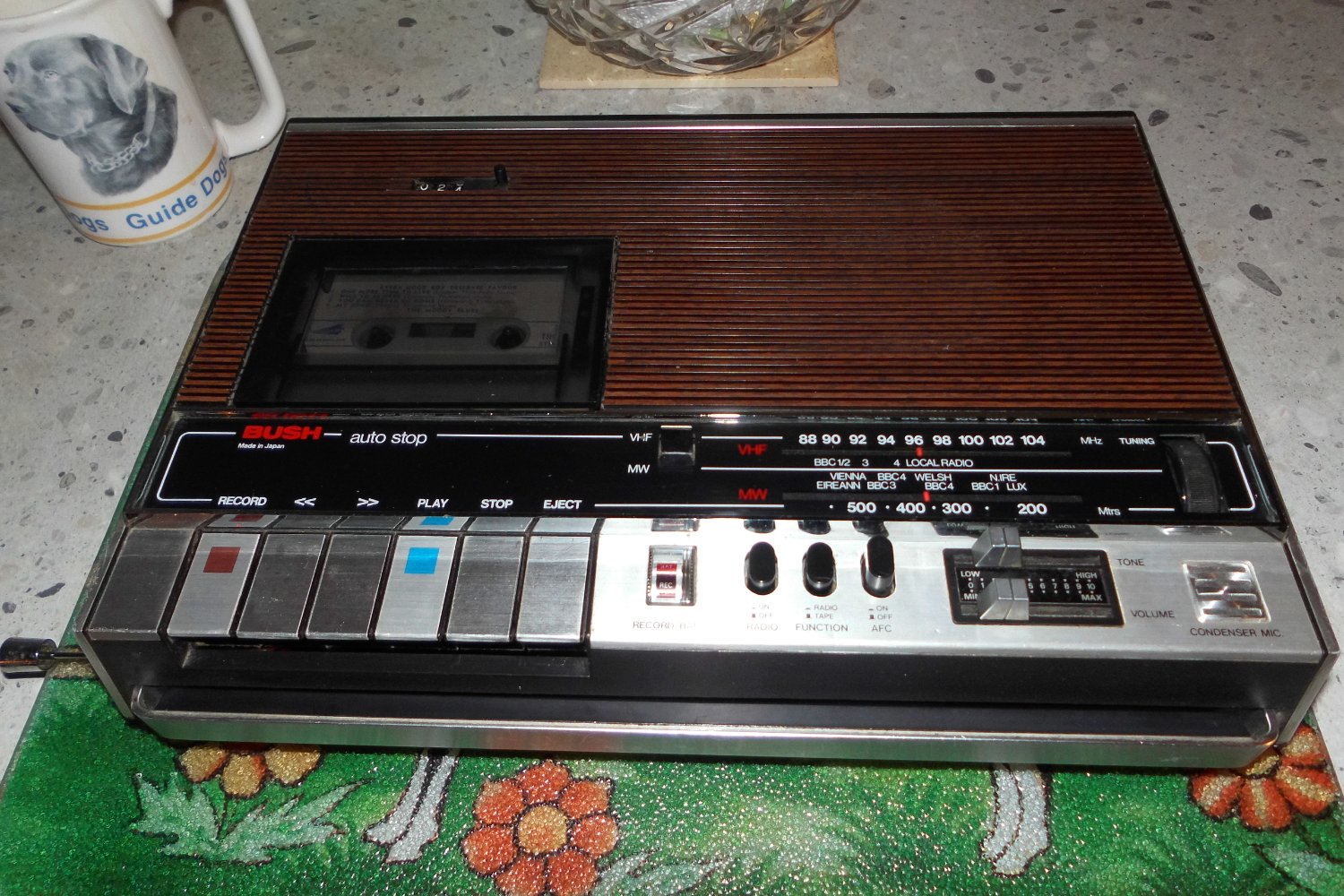 Solve Bush radio cassette recorder from 1970s jigsaw puzzle online with