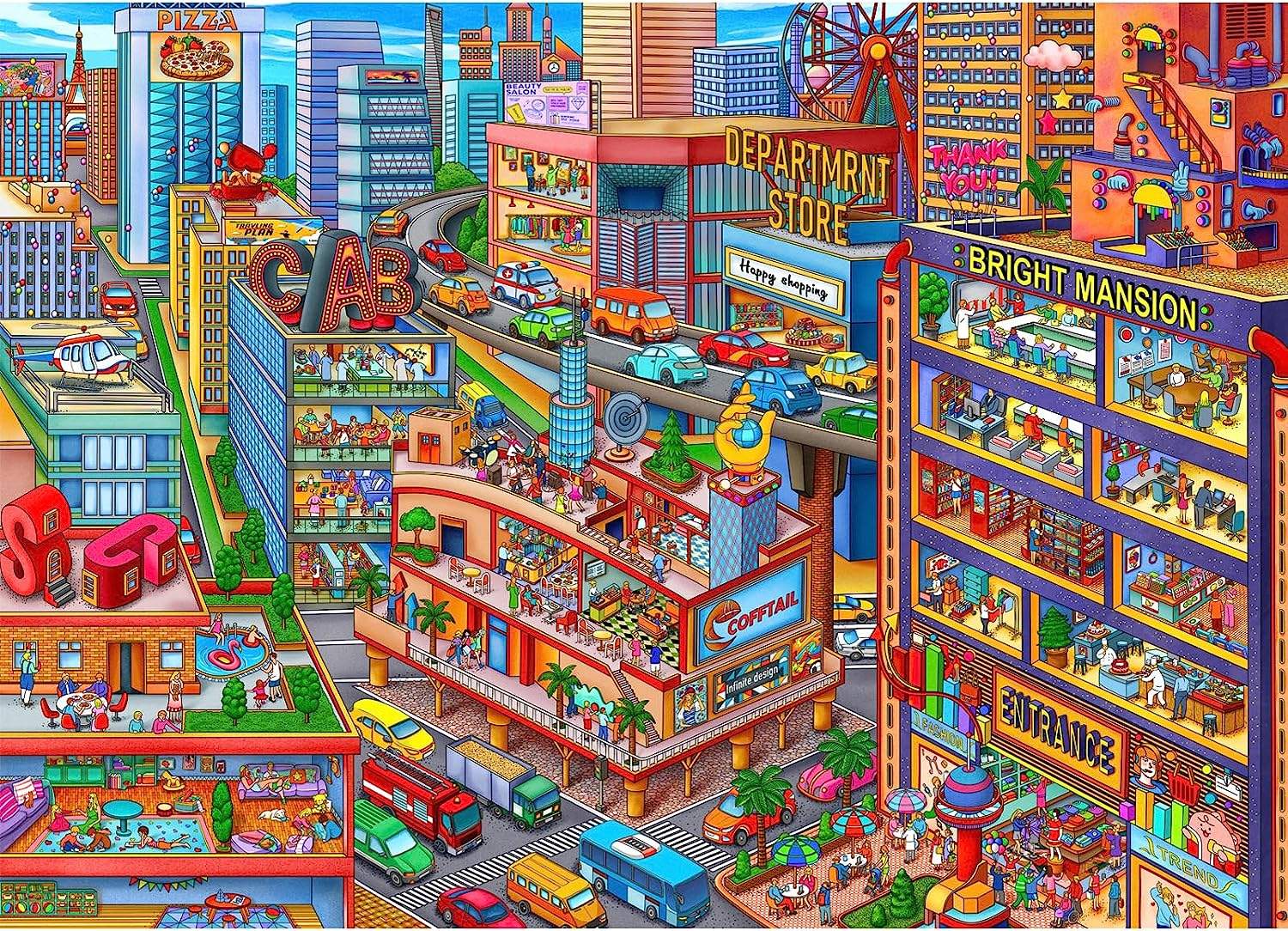 Solve Stores Galore jigsaw puzzle online with 475 pieces