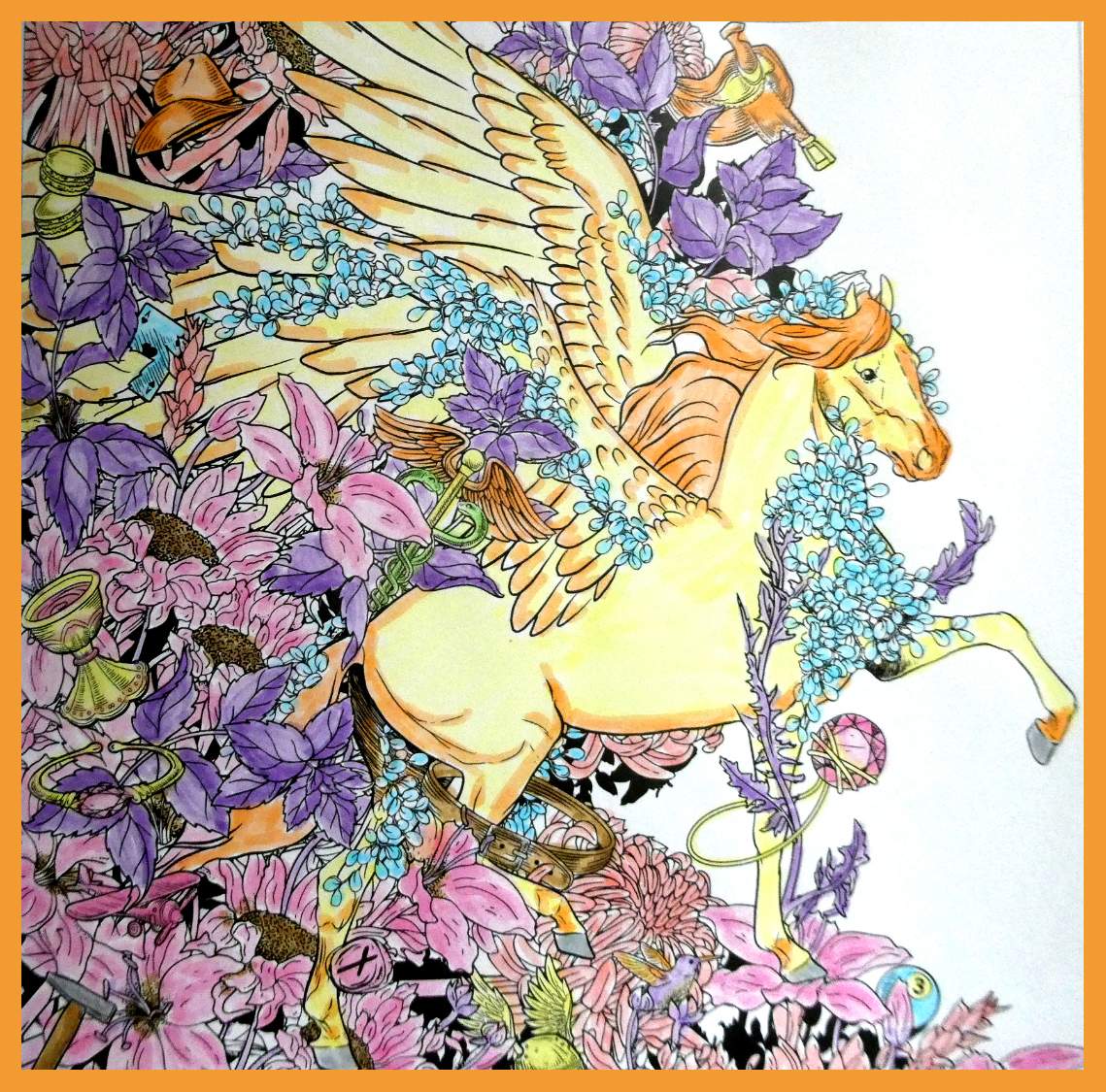 Solve Pegasus jigsaw puzzle online with 36 pieces