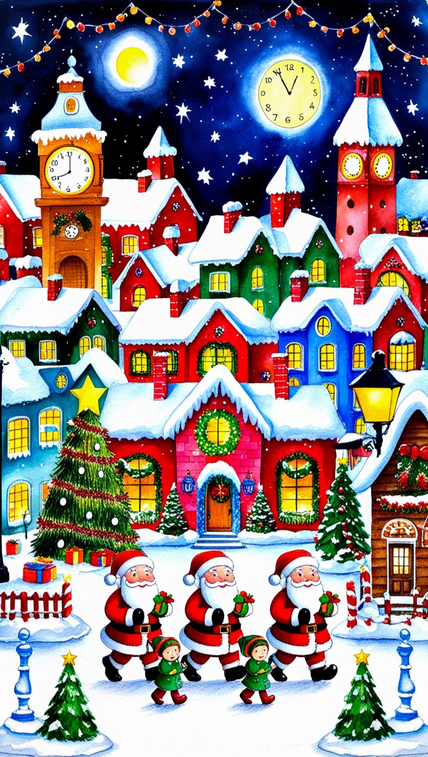 Solve Time for a Christmas wish!!! jigsaw puzzle online with 594 pieces