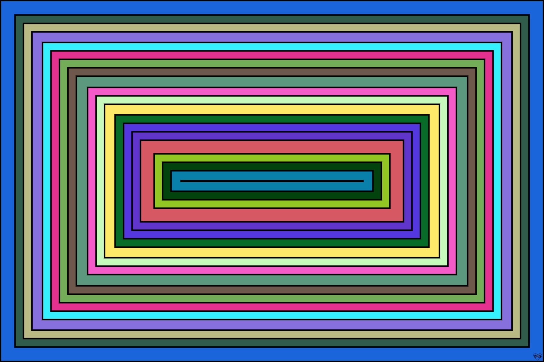 Solve Concentric Rectangles!! ~ H jigsaw puzzle online with 600 pieces