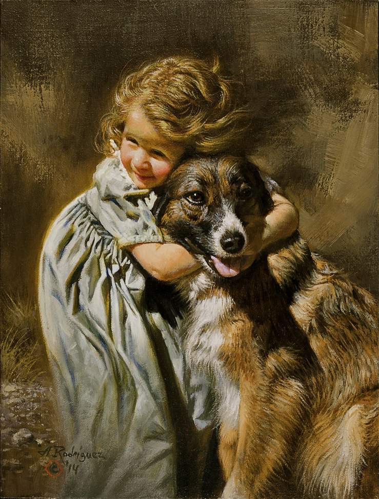 Puzzle 80 pièces Hugging a best friend Jigidi