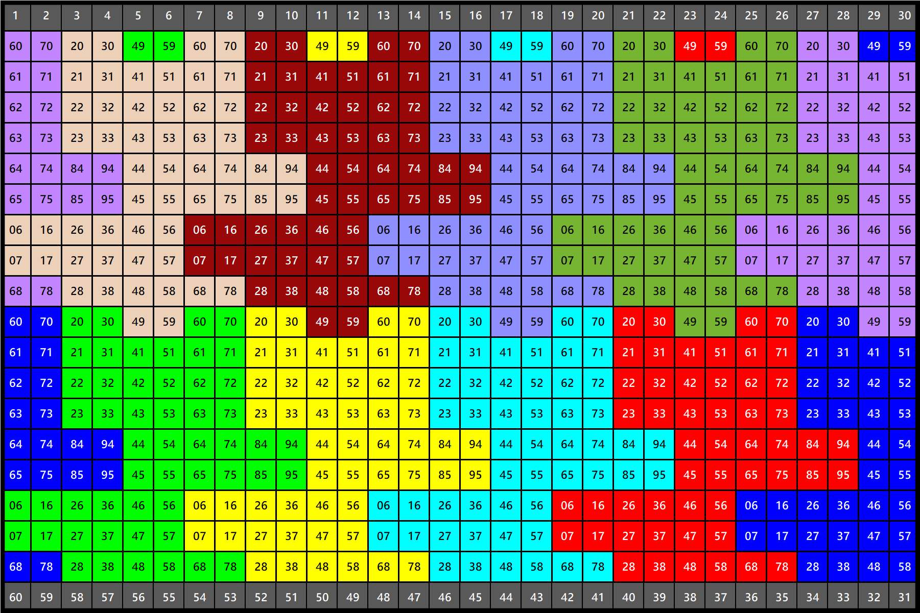 Solve Number 1202 tessellation 600 jigsaw puzzle online with 600 pieces