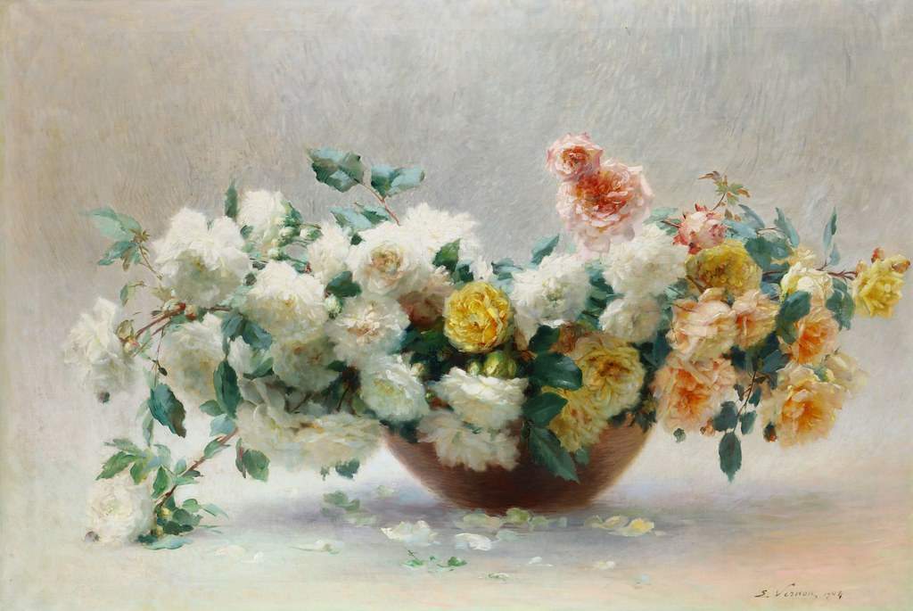 Solve Émile Vernon flowers jigsaw puzzle online with 204 pieces