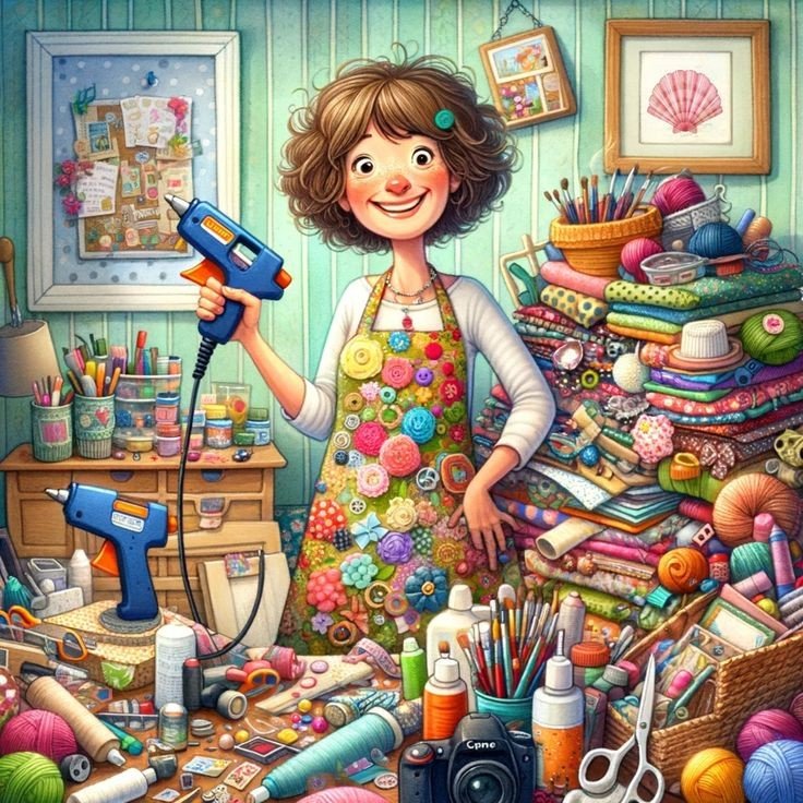 Solve MRS HOBBY LOBBY jigsaw puzzle online with 64 pieces