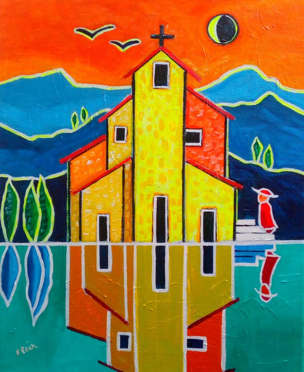 Jigsaw Puzzle | 63 pieces | Simple Life, Peinture par Marc Felix | Jigidi