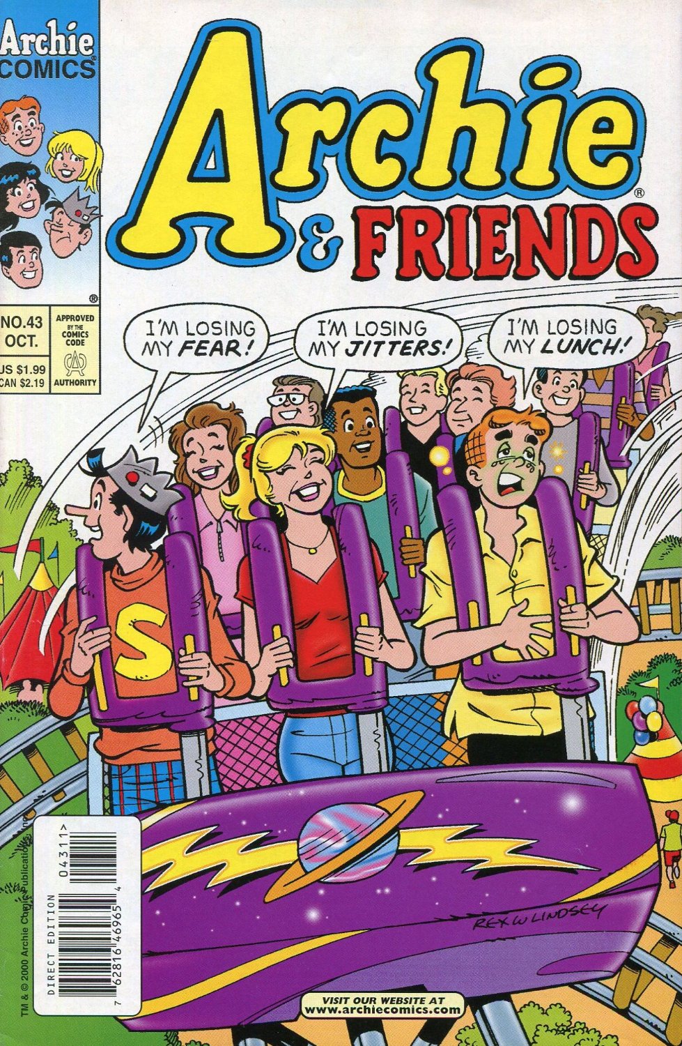 Solve Archie & Friends (Oct 2000) jigsaw puzzle online with 176 pieces