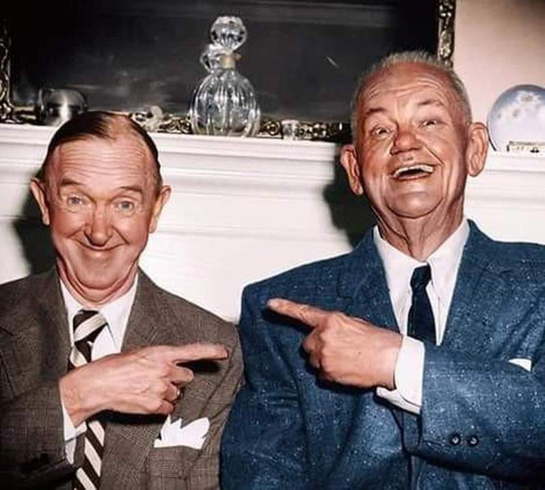 Solve One of the last photographs taken of the legendary comedy duo ...