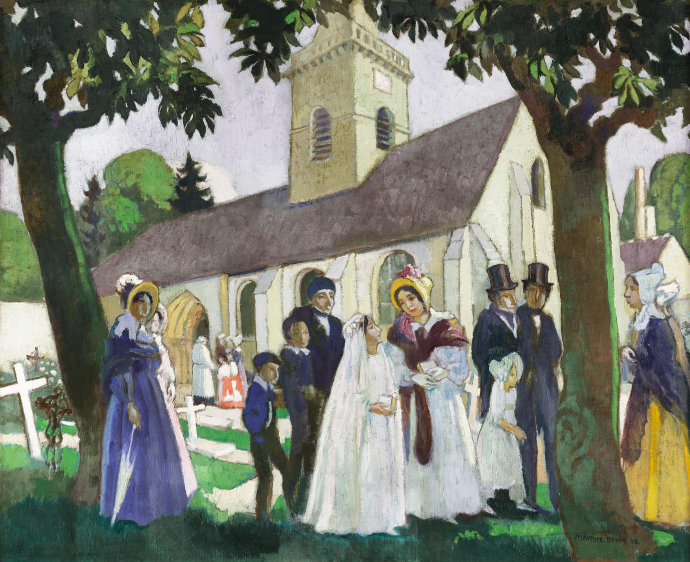 Solve Lopoldine Fourqueux's First Communion jigsaw puzzle online with ...